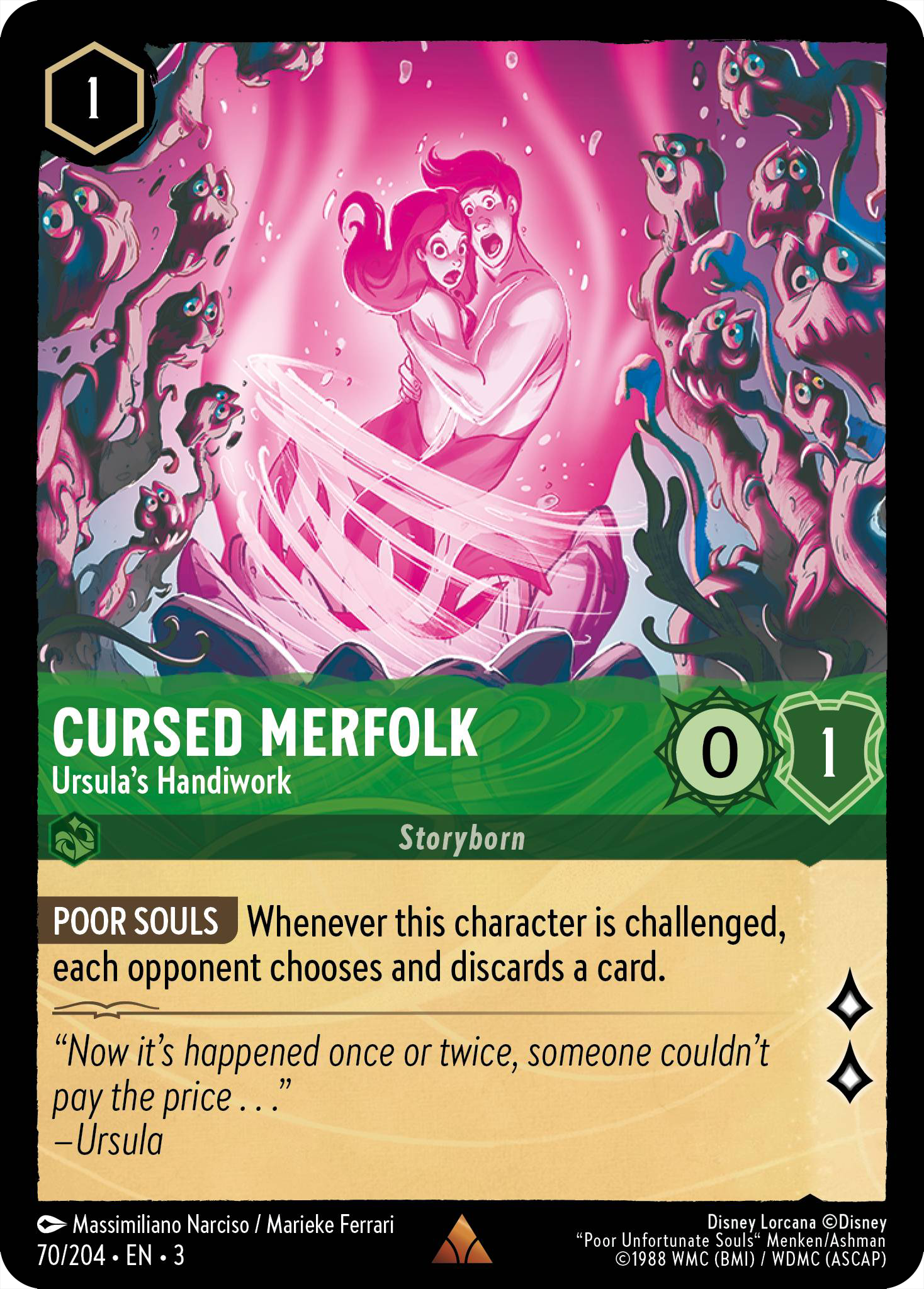 Cursed Merfolk - Ursula's Handiwork alt